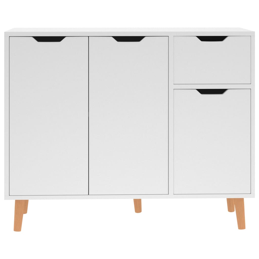 Buffet Blanc 90x30x72 cm Bois d'ingénierie - XIOS