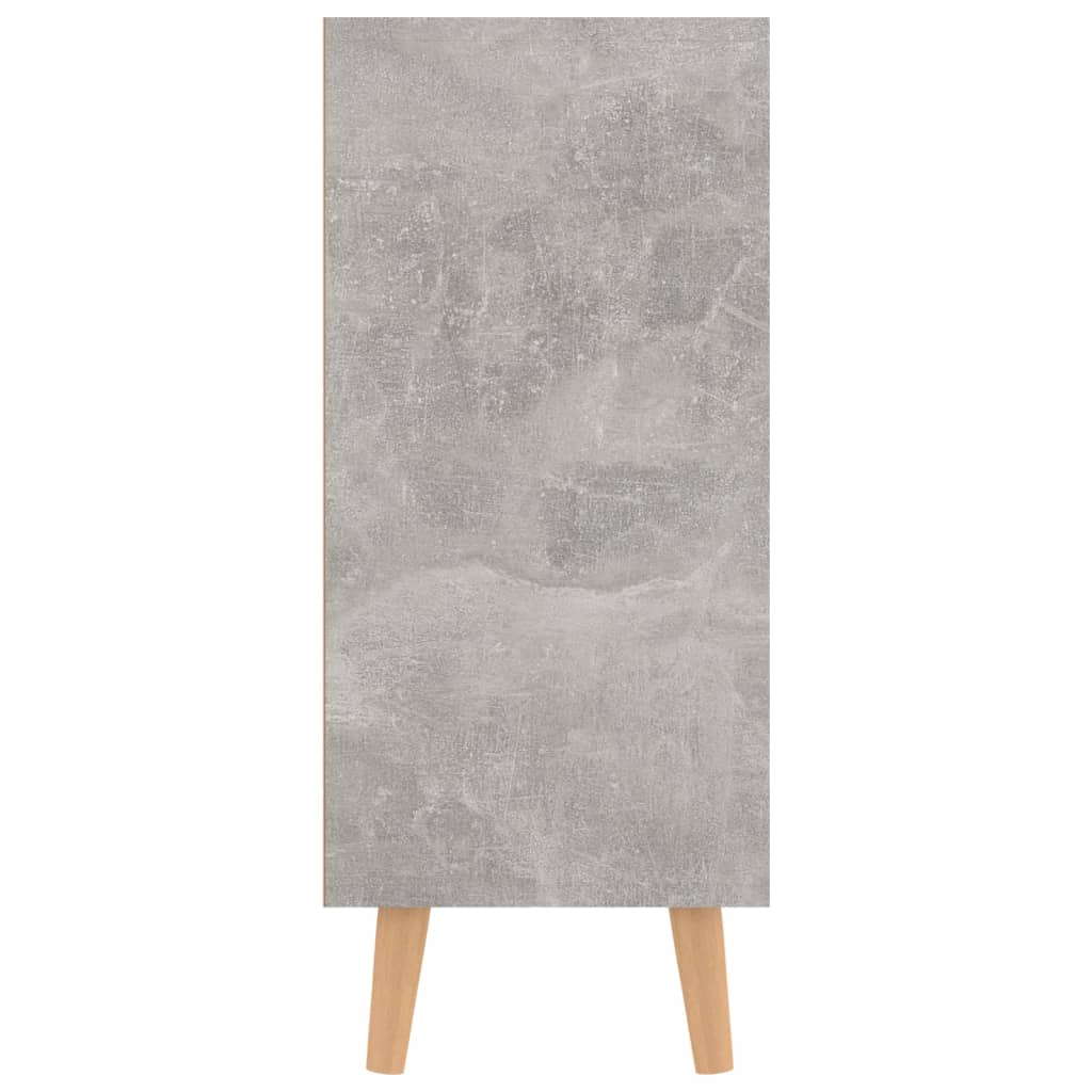Buffet gris béton 90x30x72 cm bois d'ingénierie - XIOS
