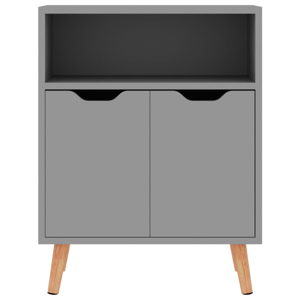 Buffet gris 60x30x72 cm bois d'ingénierie - XIOS