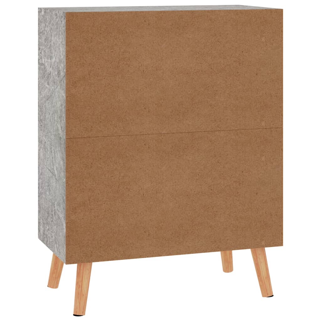 Buffet gris béton 60x30x72 cm bois d'ingénierie - XIOS