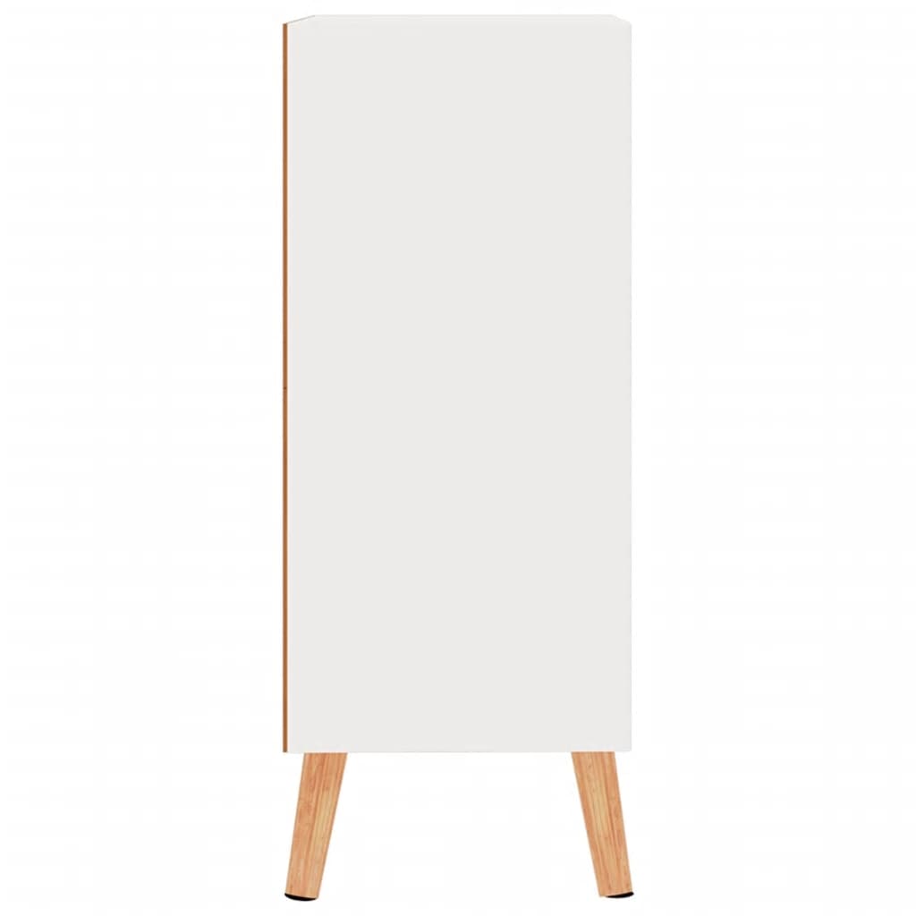 Buffet blanc brillant 60x30x72 cm bois d'ingénierie - XIOS