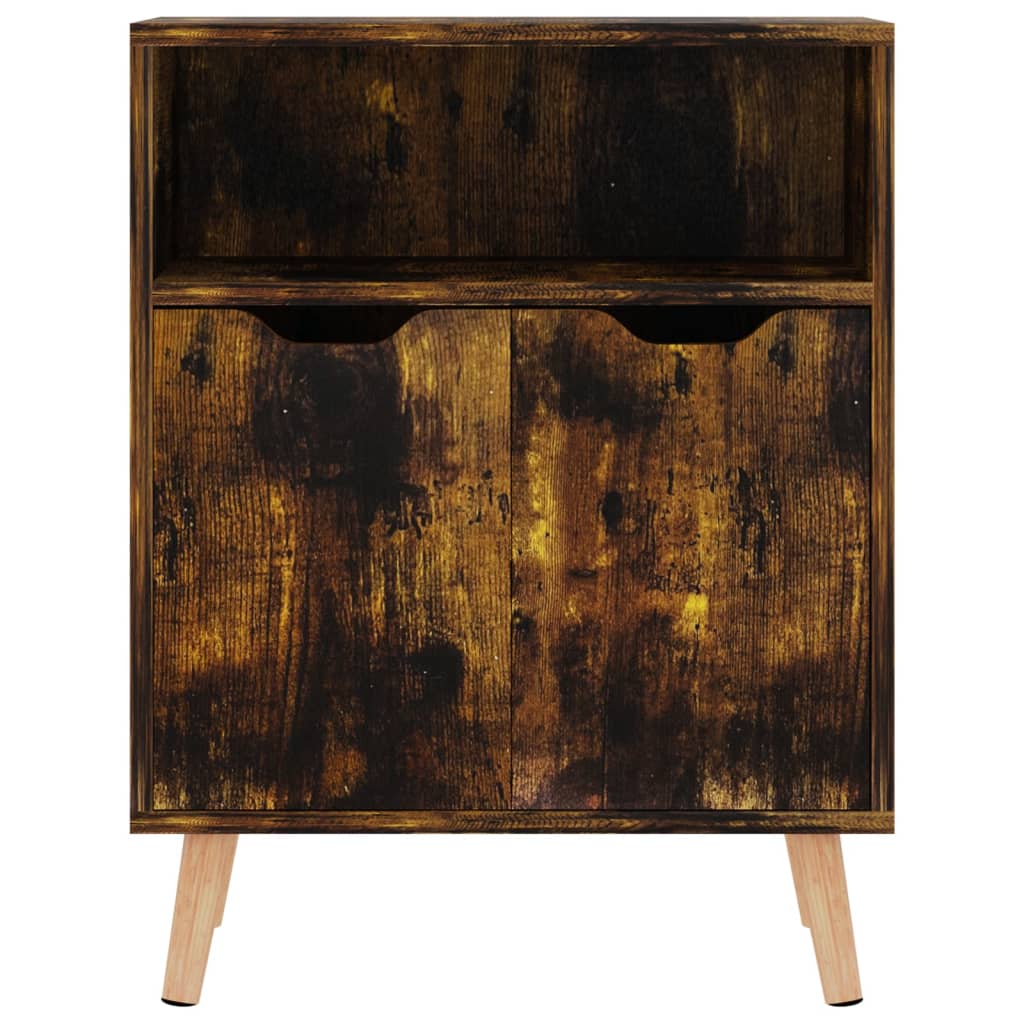 Buffet chêne fumé 60x30x72 cm bois d'ingénierie - XIOS