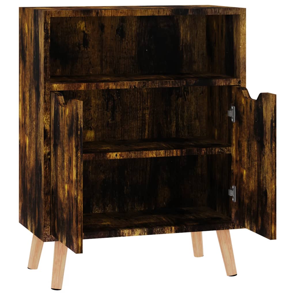 Buffet chêne fumé 60x30x72 cm bois d'ingénierie - XIOS