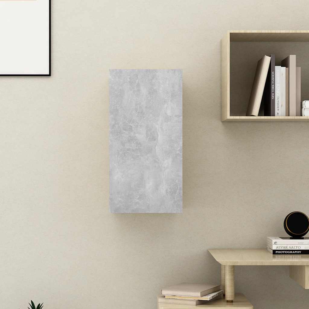 Meuble TV Gris béton 30,5x30x60 cm Bois d’ingénierie - XIOS
