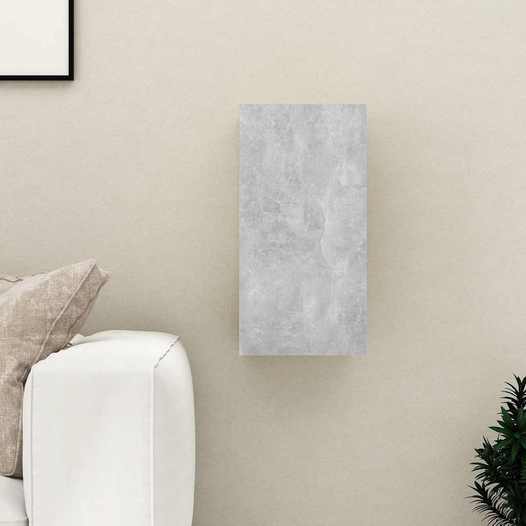 Meuble TV Gris béton 30,5x30x60 cm Bois d’ingénierie - XIOS