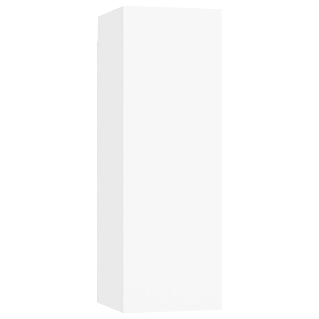 Meuble TV Blanc 30,5x30x90 cm Bois d’ingénierie - XIOS