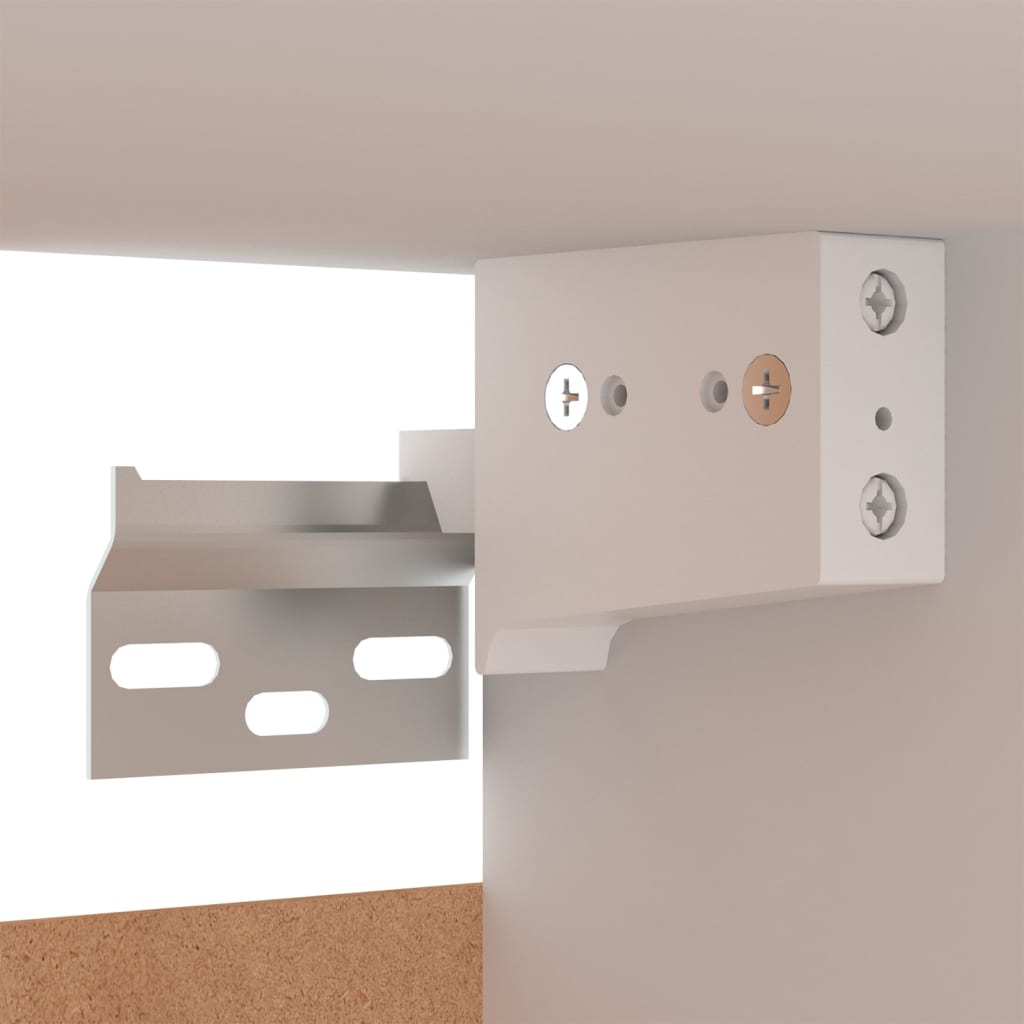 Meuble TV Blanc 30,5x30x90 cm Bois d’ingénierie - XIOS