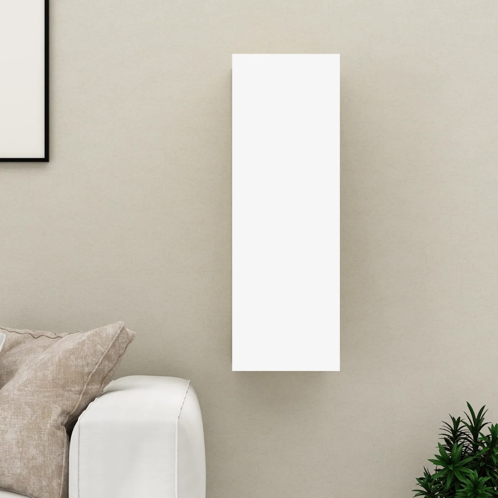Meuble TV Blanc 30,5x30x90 cm Bois d’ingénierie - XIOS