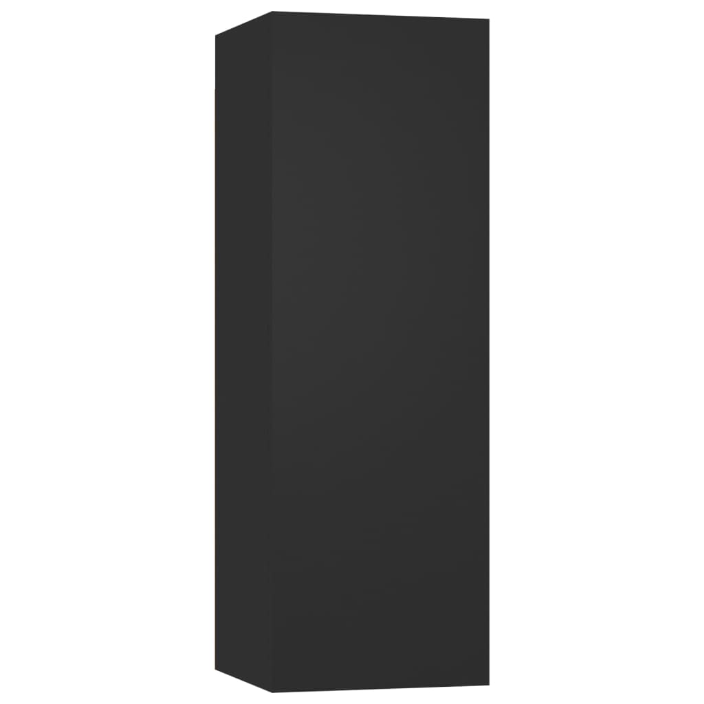 Meubles TV 2 pcs Noir 30,5x30x90 cm Bois d’ingénierie - XIOS