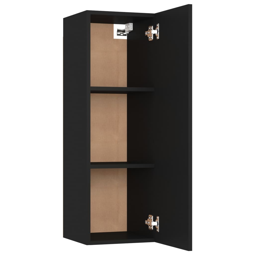 Meubles TV 2 pcs Noir 30,5x30x90 cm Bois d’ingénierie - XIOS
