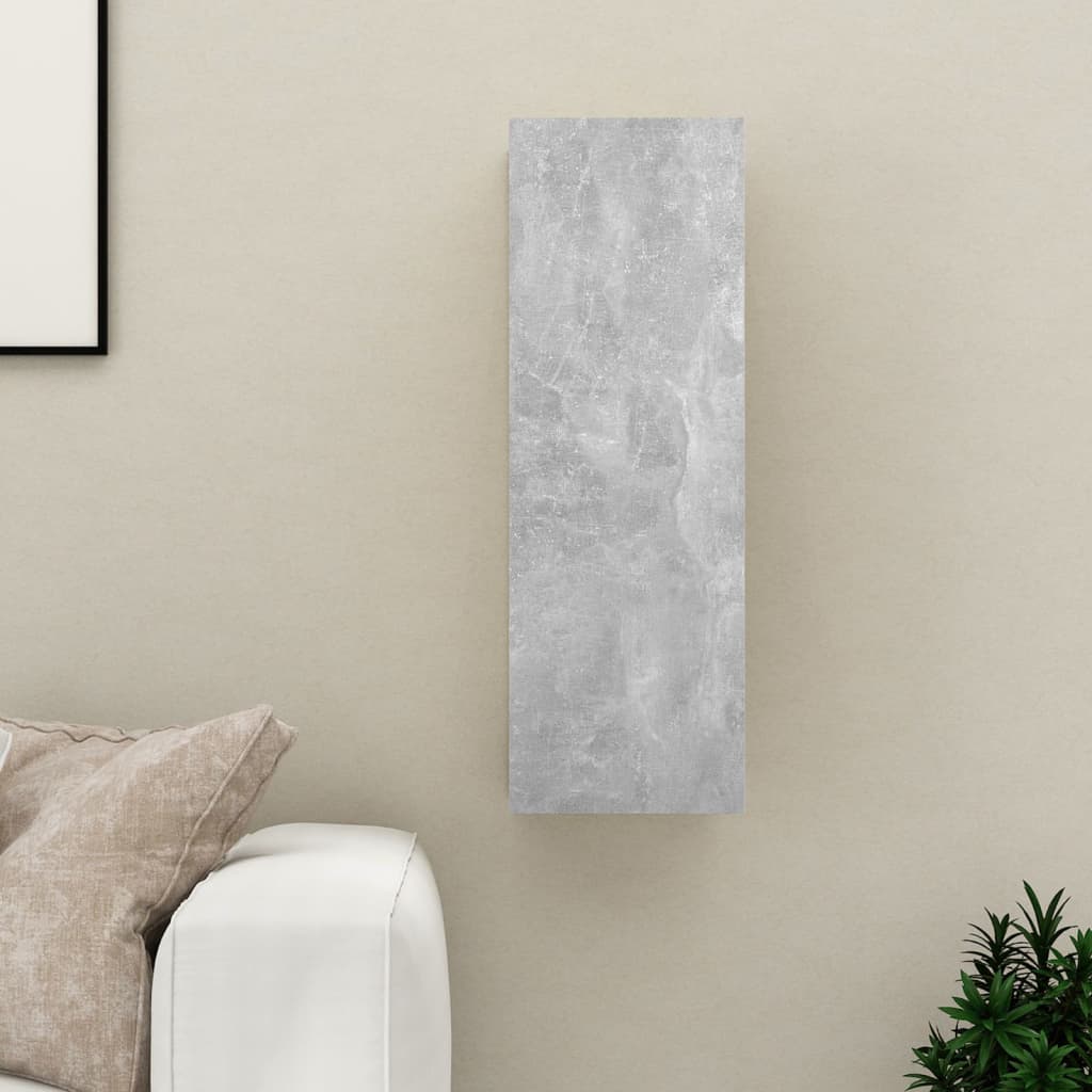 Meuble TV Gris béton 30,5x30x90 cm Bois d’ingénierie - XIOS