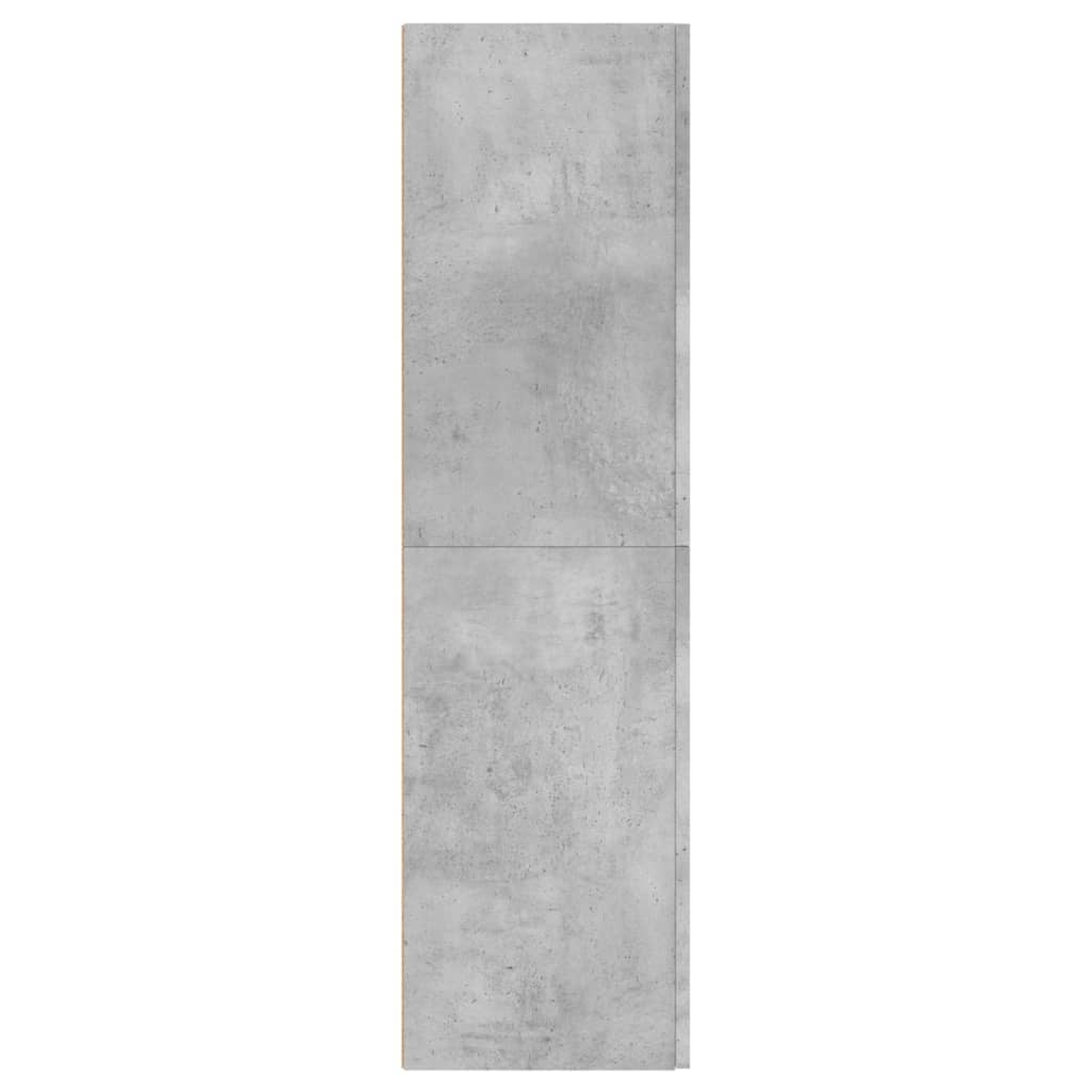 Meuble TV Gris béton 30,5x30x110 cm Bois d’ingénierie - XIOS