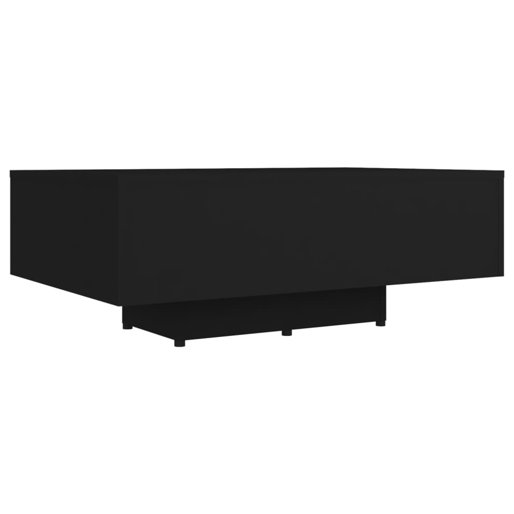 Table basse Noir 85x55x31 cm Bois d'ingénierie - XIOS