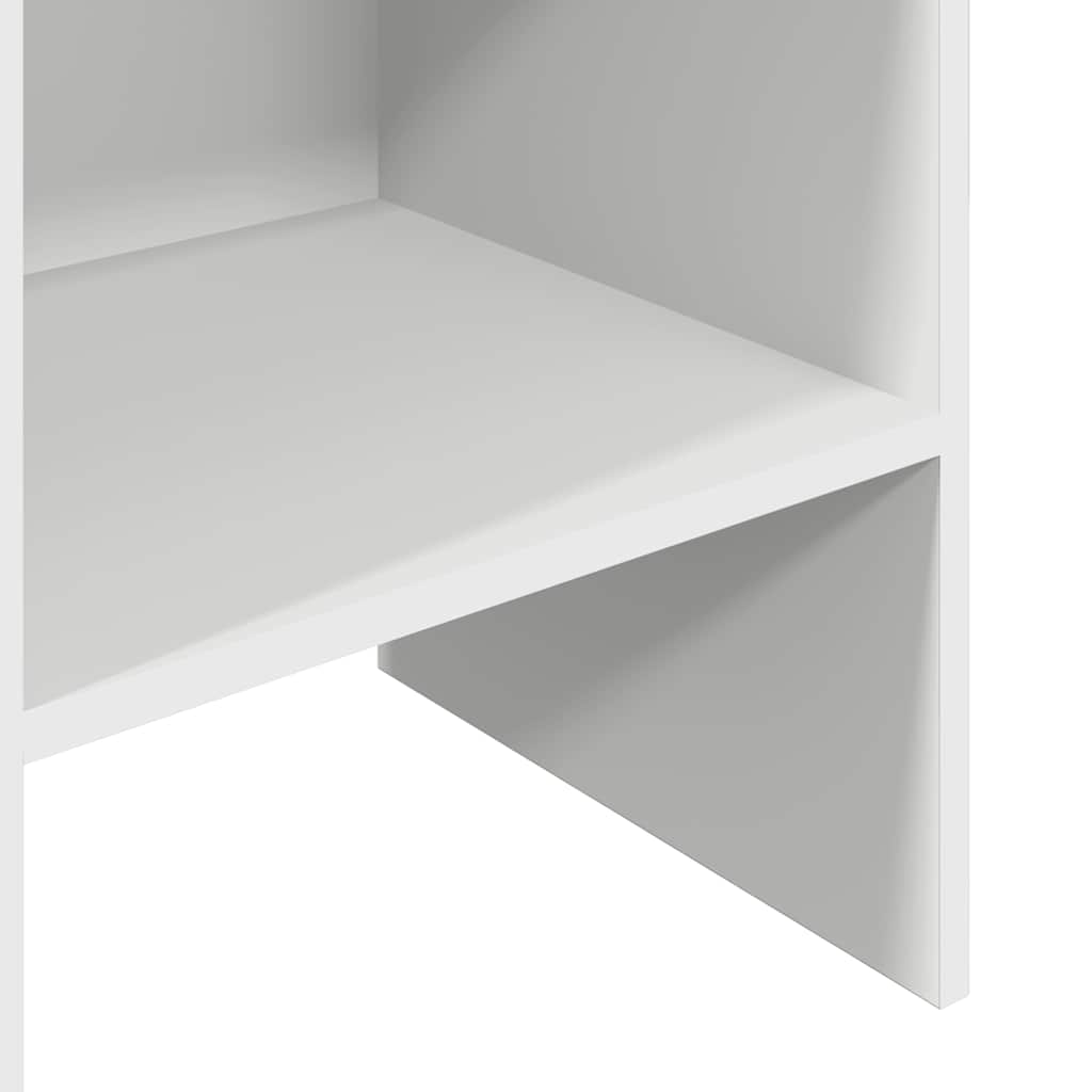 Bibliothèque Blanc 40x35x180 cm Bois d'ingénierie - XIOS