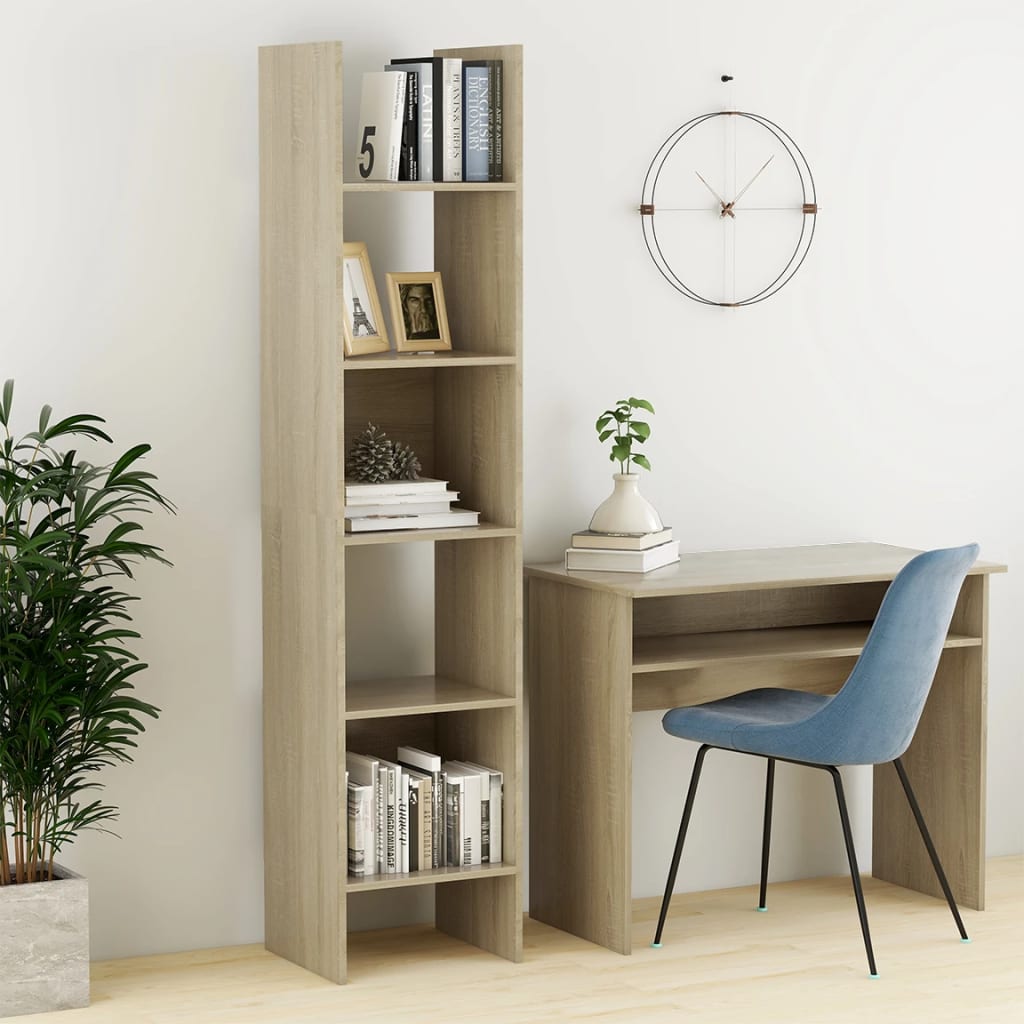 Bibliothèque Chêne sonoma 40x35x180 cm Bois d’ingénierie Bibliothèques vidaXL