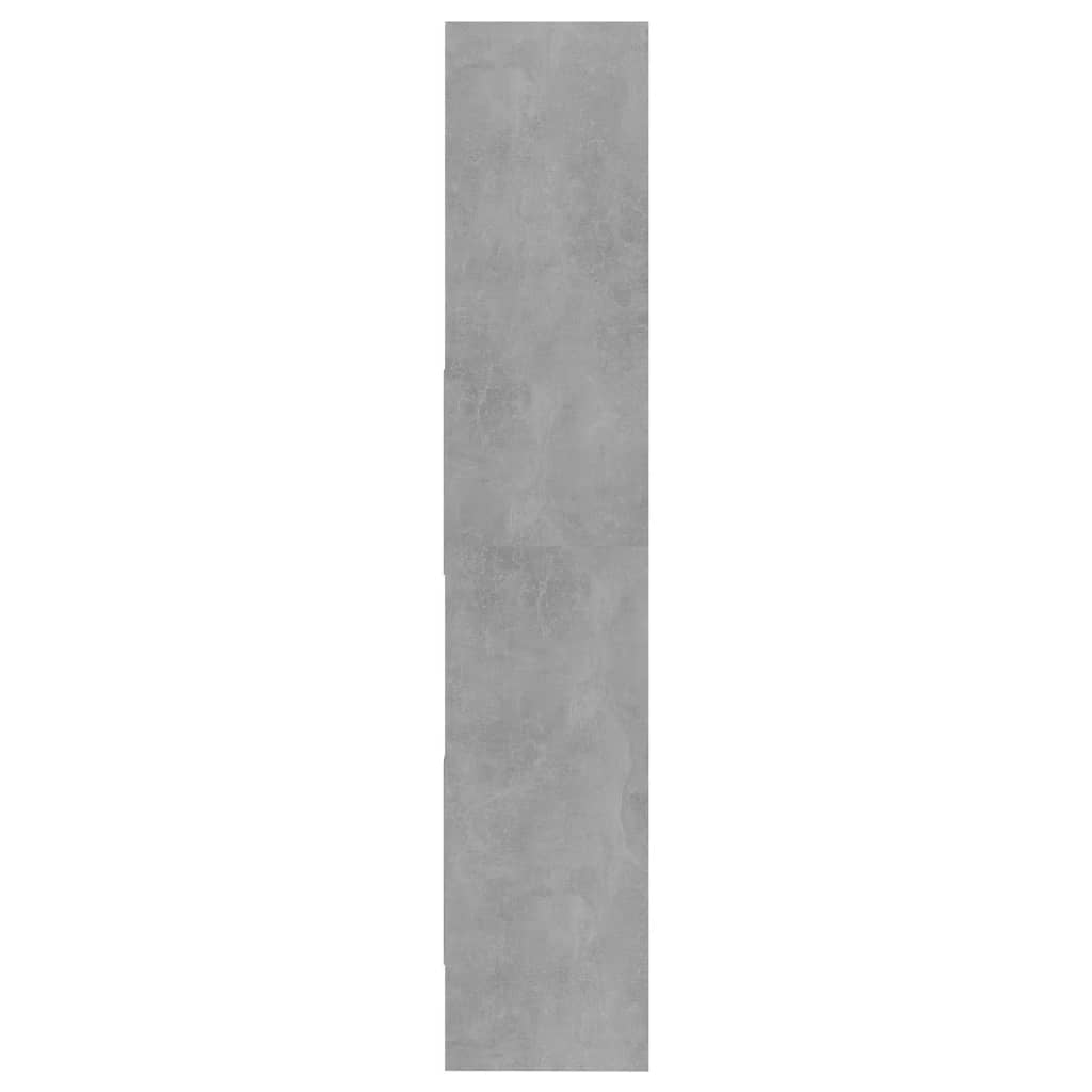 Bibliothèque Gris béton 40x35x180 cm Bois d’ingénierie Bibliothèques vidaXL