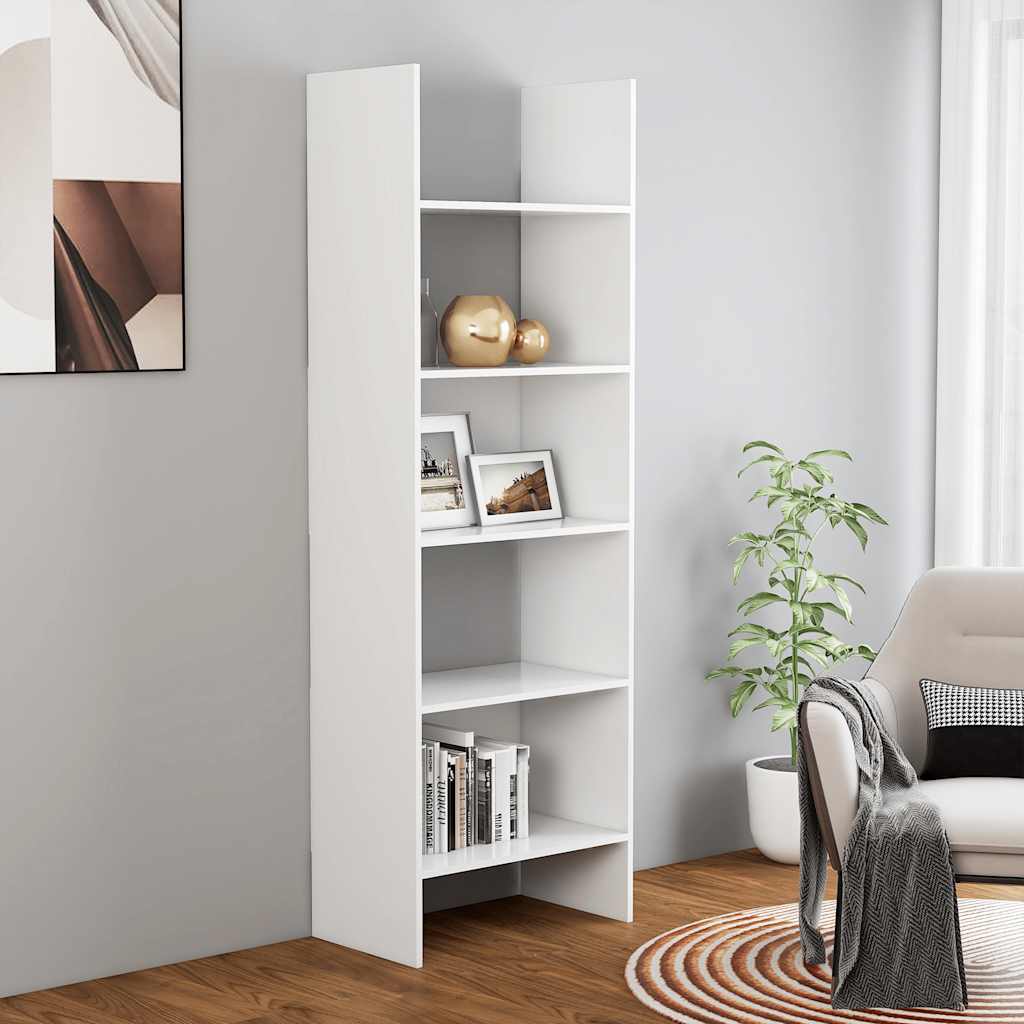 Bibliothèque Blanc 60x35x180 cm Bois d’ingénierie Bibliothèques vidaXL