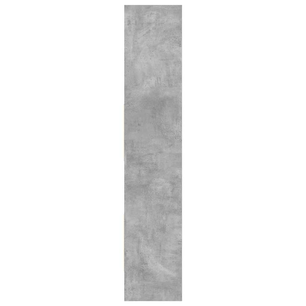 Bibliothèque Gris béton 60x35x180 cm Bois d’ingénierie - XIOS