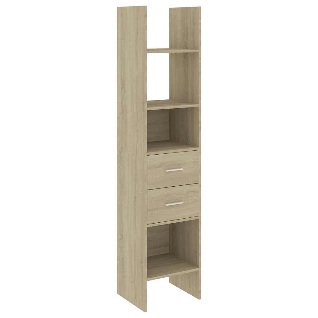 Bibliothèque Chêne sonoma 40x35x180 cm Bois d’ingénierie - XIOS
