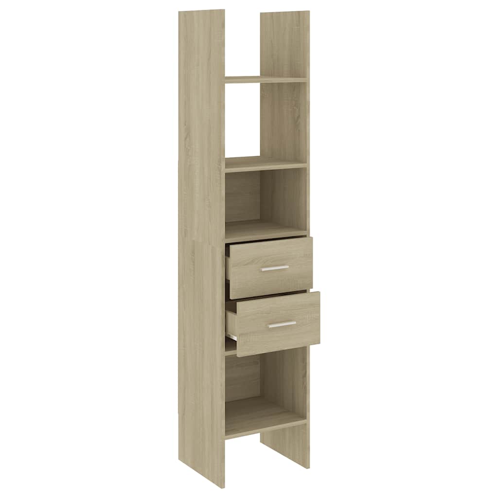 Bibliothèque Chêne sonoma 40x35x180 cm Bois d’ingénierie - XIOS
