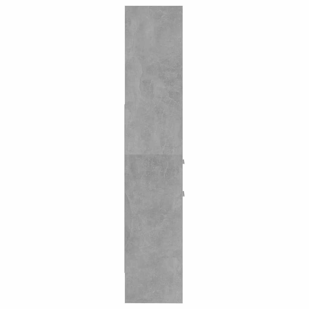 Bibliothèque Gris béton 40x35x180 cm Bois d’ingénierie - XIOS