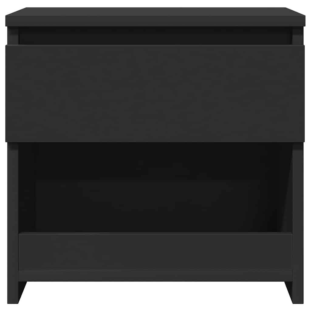 Tables de chevet 2 pcs Noir 40x30x39 cm Bois d’ingénierie - XIOS