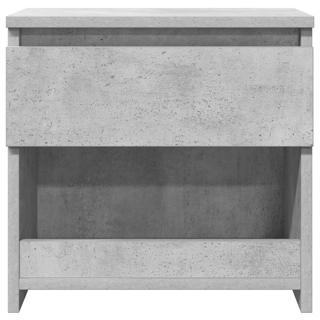 Table de chevet Gris béton 40x30x39 cm Bois d’ingénierie - XIOS