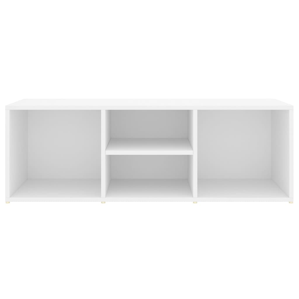 Banc à chaussures Blanc 105x35x35 cm Aggloméré - XIOS