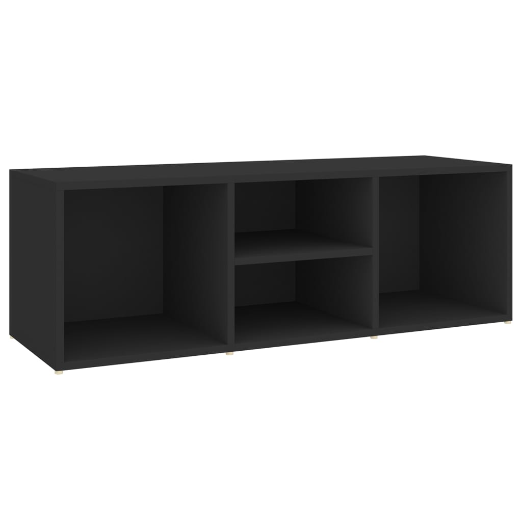 Banc à chaussures Noir 105x35x35 cm Aggloméré - XIOS
