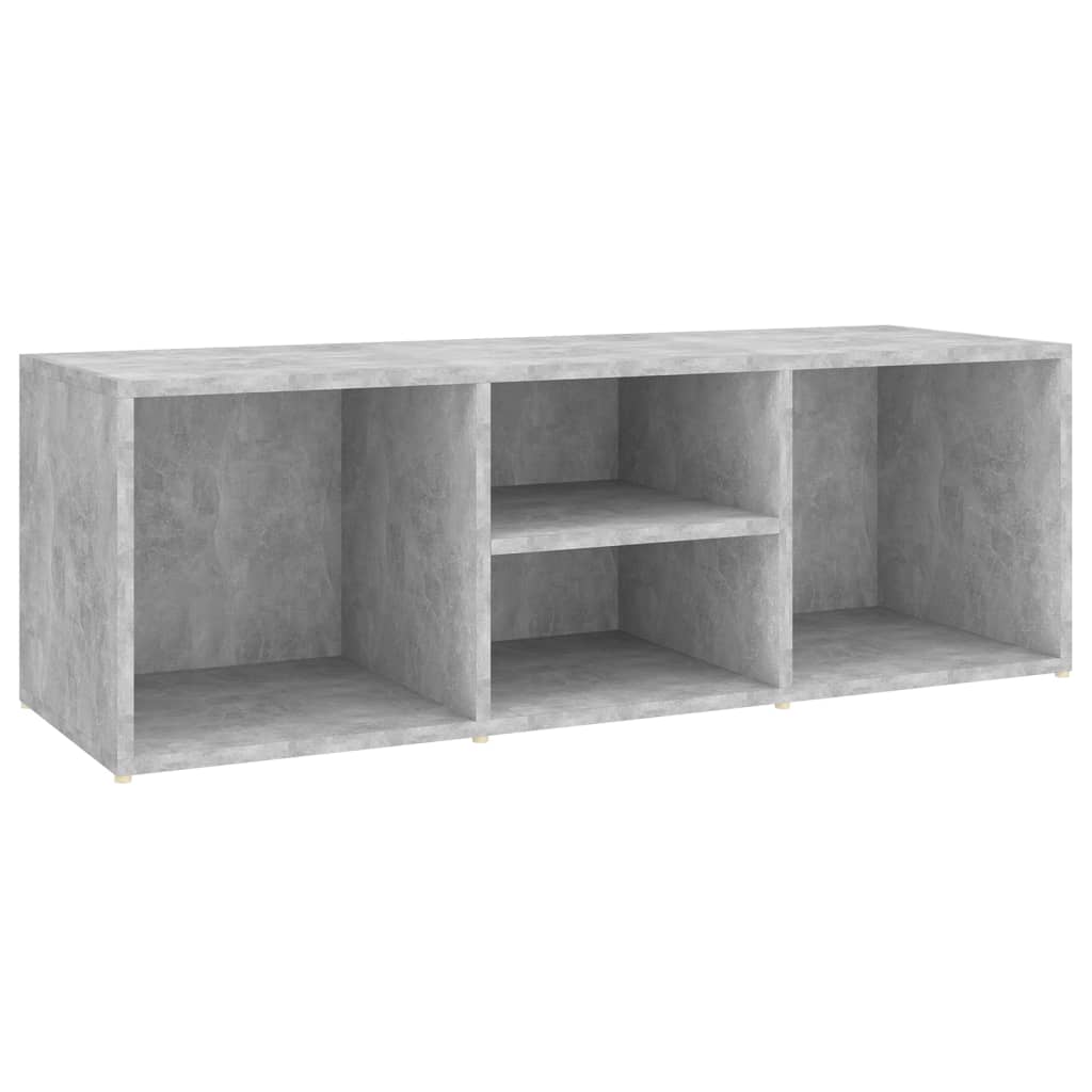 Banc à chaussures Gris béton 105x35x35 cm Aggloméré - XIOS