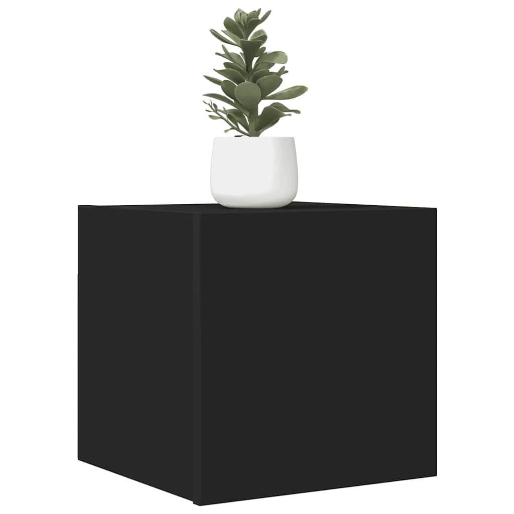 Meuble TV mural Noir 30,5x30x30 cm - XIOS