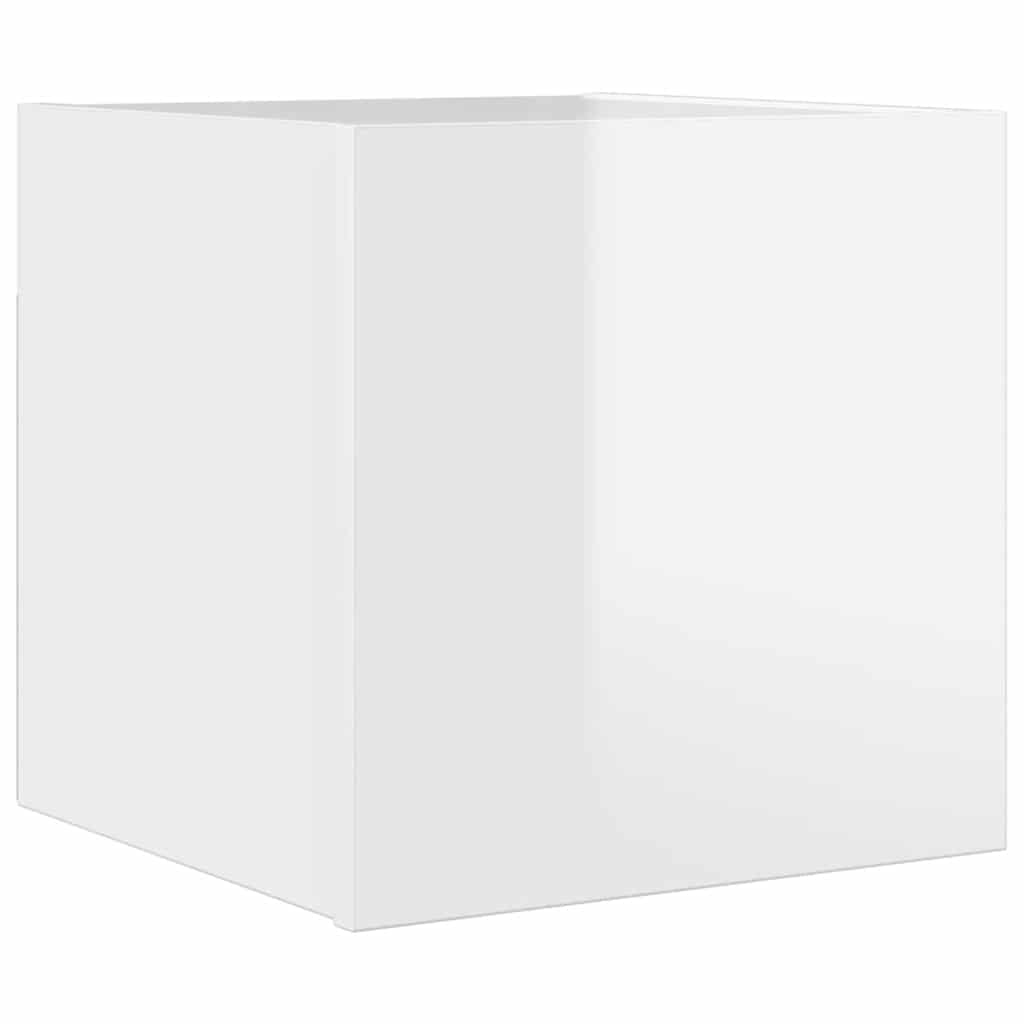 Meuble TV mural Blanc brillant 30,5x30x30 cm - XIOS