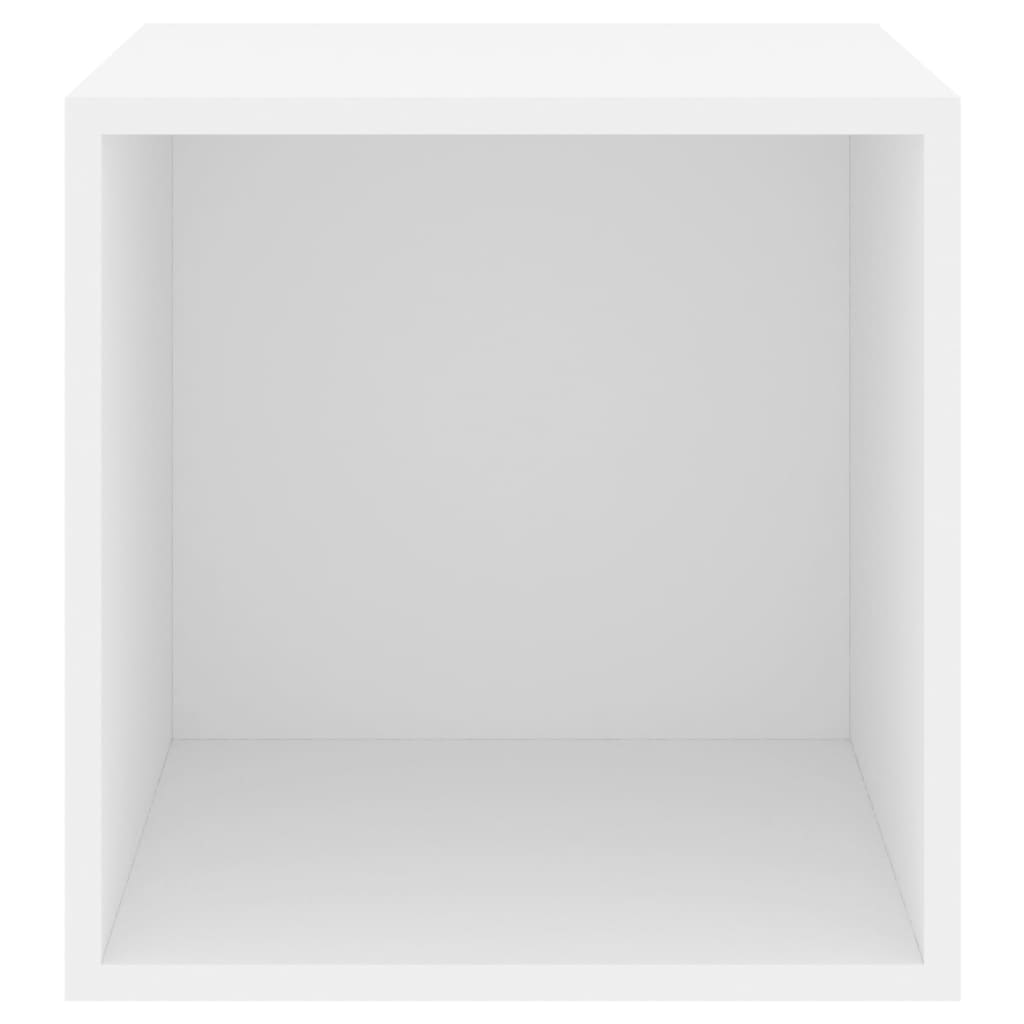 Armoires murales 2 pcs Blanc 37x37x37 cm Bois d’ingénierie - XIOS