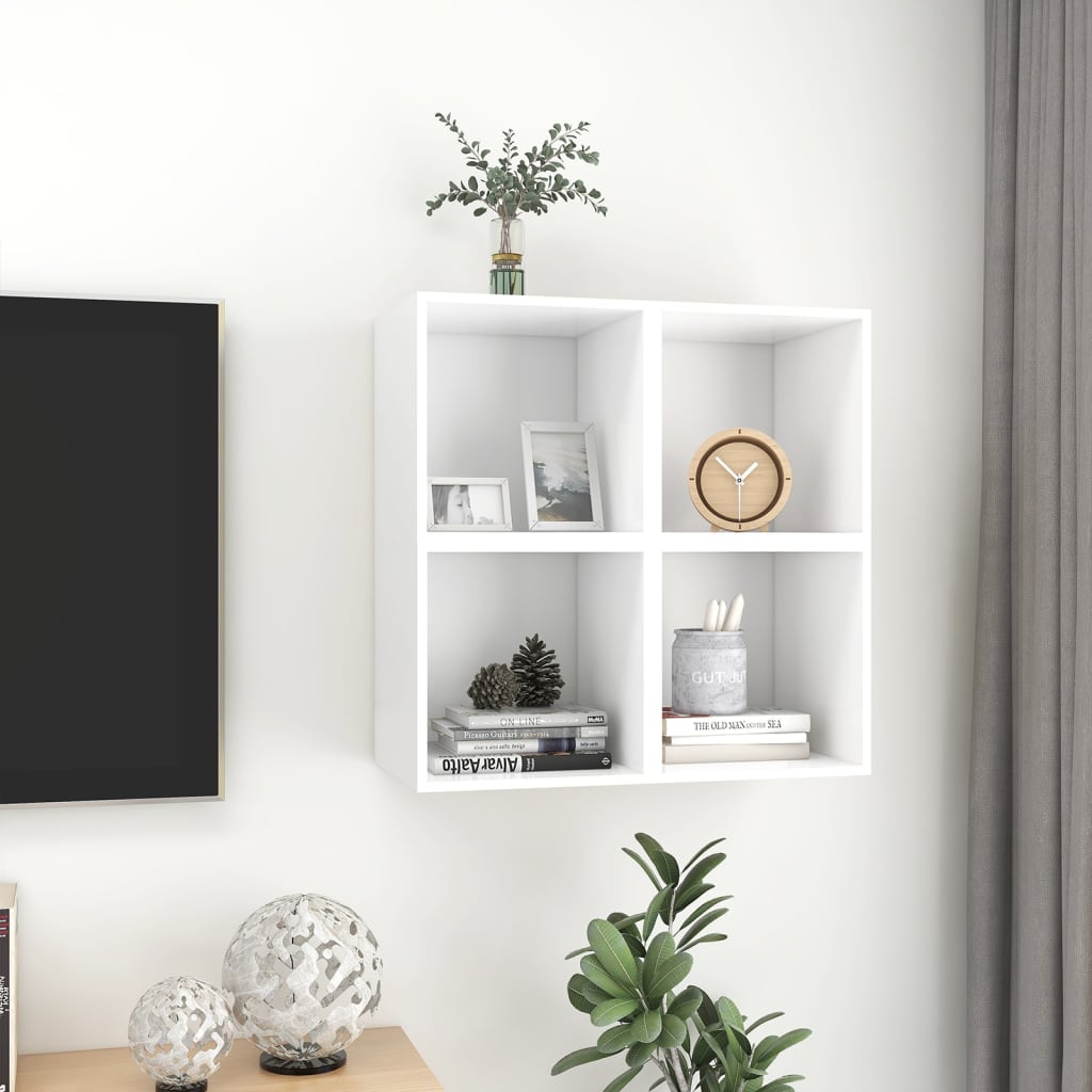 Armoires murales 4 pcs Blanc 37x37x37 cm Bois d’ingénierie - XIOS