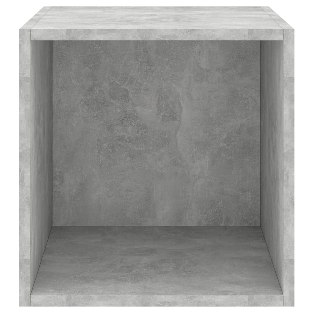 Armoires murales 2 pcs Gris béton 37x37x37 cm Bois d’ingénierie - XIOS