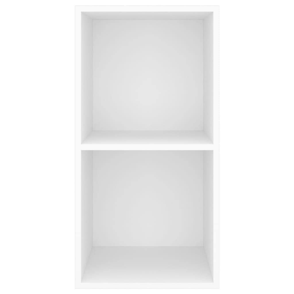 Meuble TV mural Blanc 37x37x72 cm Bois d’ingénierie - XIOS