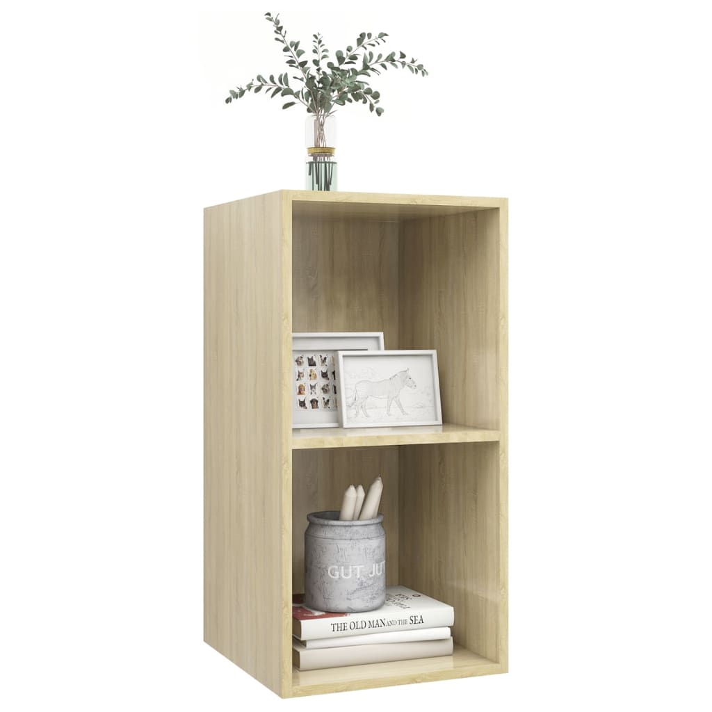 Meuble TV mural Chêne sonoma 37x37x72 cm Bois d’ingénierie - XIOS
