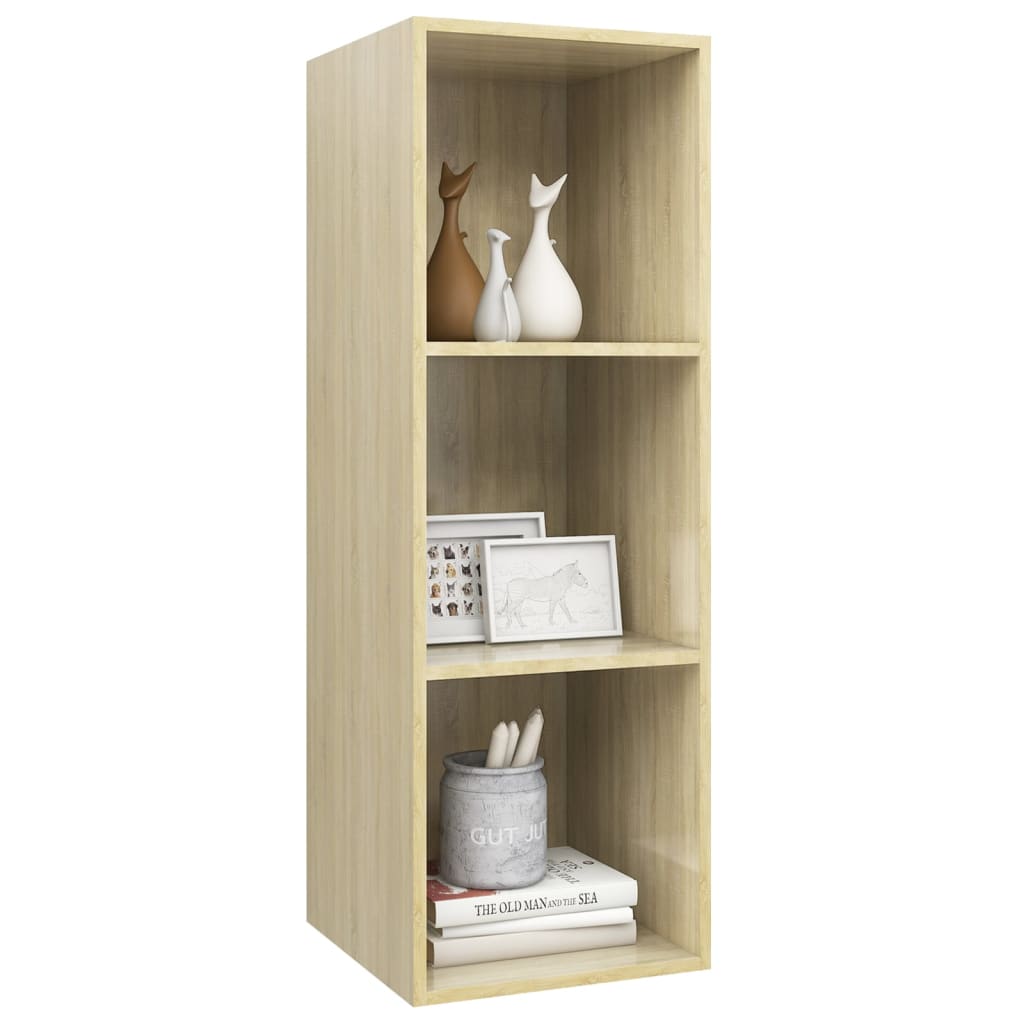 Meuble TV mural Chêne sonoma 37x37x107 cm Bois d’ingénierie - XIOS