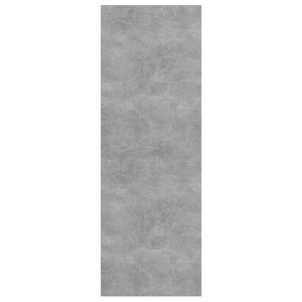 Meuble TV mural Gris béton 37x37x107 cm Bois d’ingénierie - XIOS