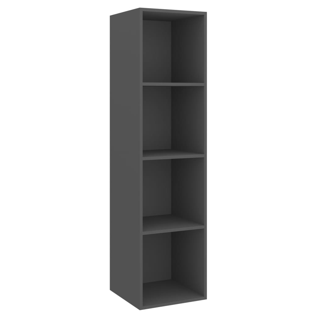 Meuble TV mural Gris 37x37x142,5 cm Bois d’ingénierie Meubles TV vidaXL   