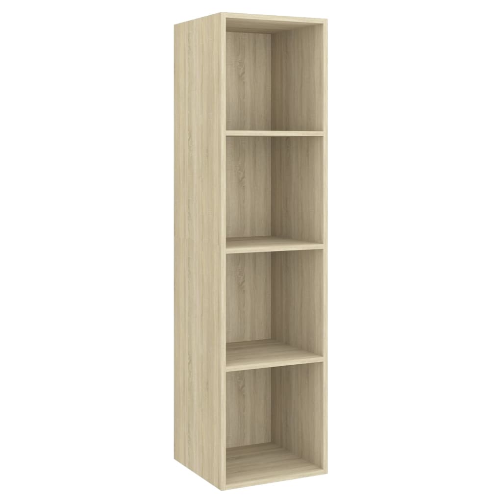 Meuble TV mural Chêne sonoma 37x37x142,5 cm Bois d’ingénierie Meubles TV vidaXL   
