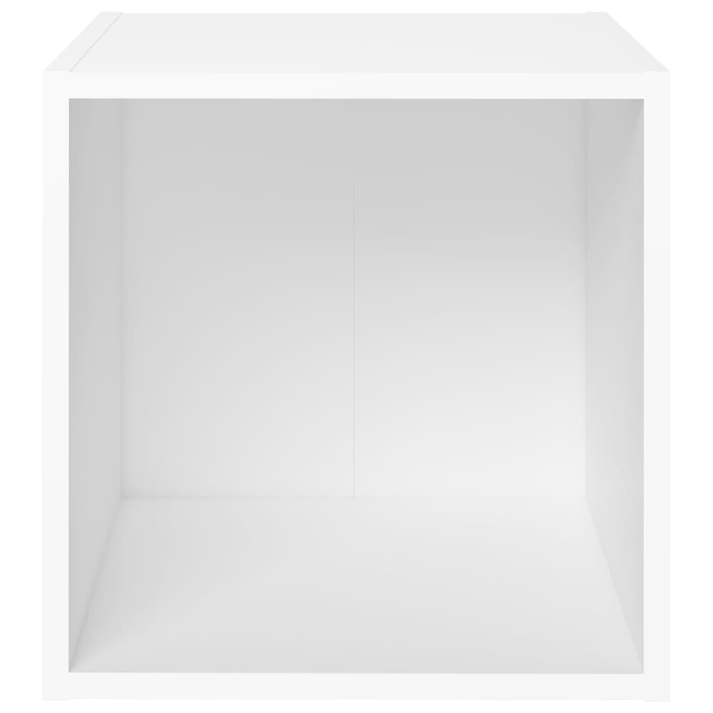 Meubles TV 2 pcs Blanc 37x35x37 cm Bois d’ingénierie - XIOS