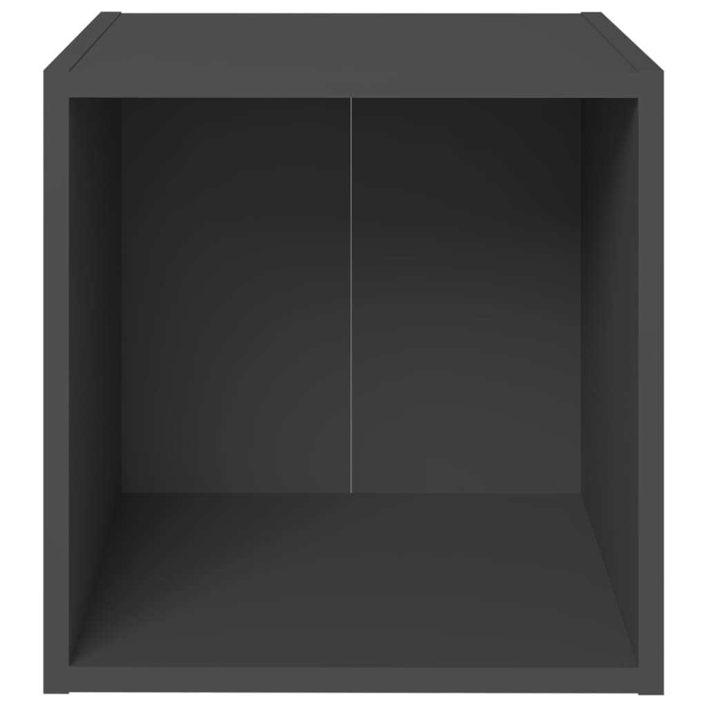 Meubles TV 2 pcs gris 37x35x37 cm bois d’ingénierie - XIOS