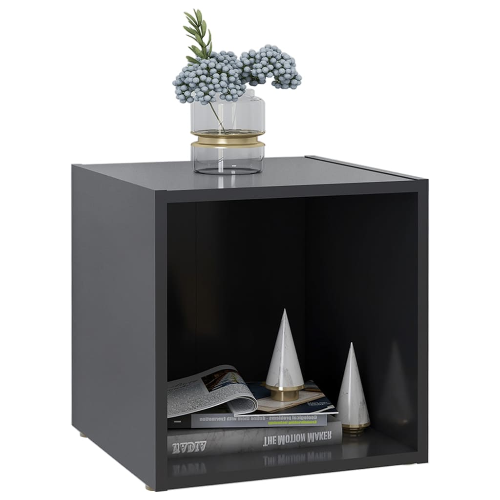 Meubles TV 2 pcs gris 37x35x37 cm bois d’ingénierie - XIOS