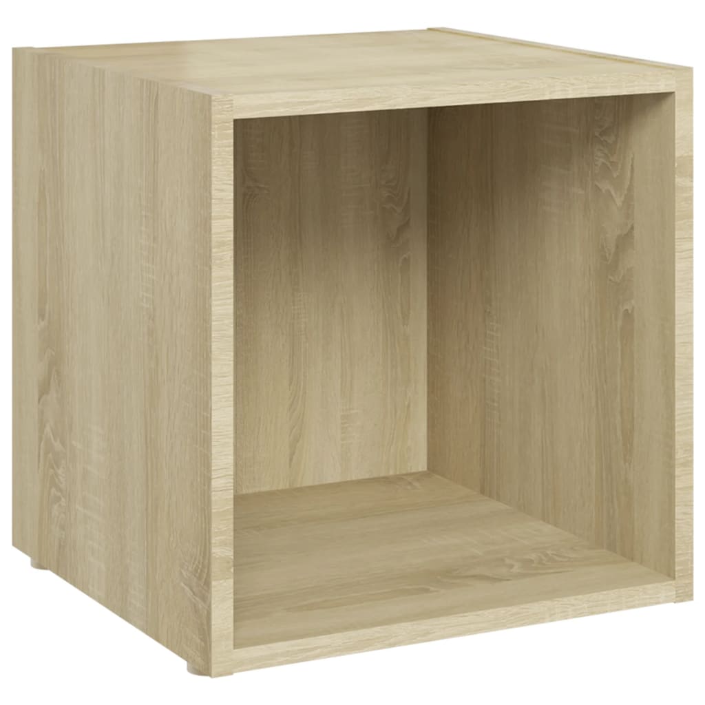 Meuble TV chêne sonoma 37x35x37 cm bois d’ingénierie - XIOS