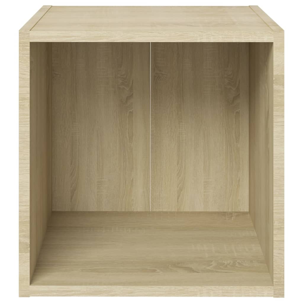 Meuble TV chêne sonoma 37x35x37 cm bois d’ingénierie - XIOS