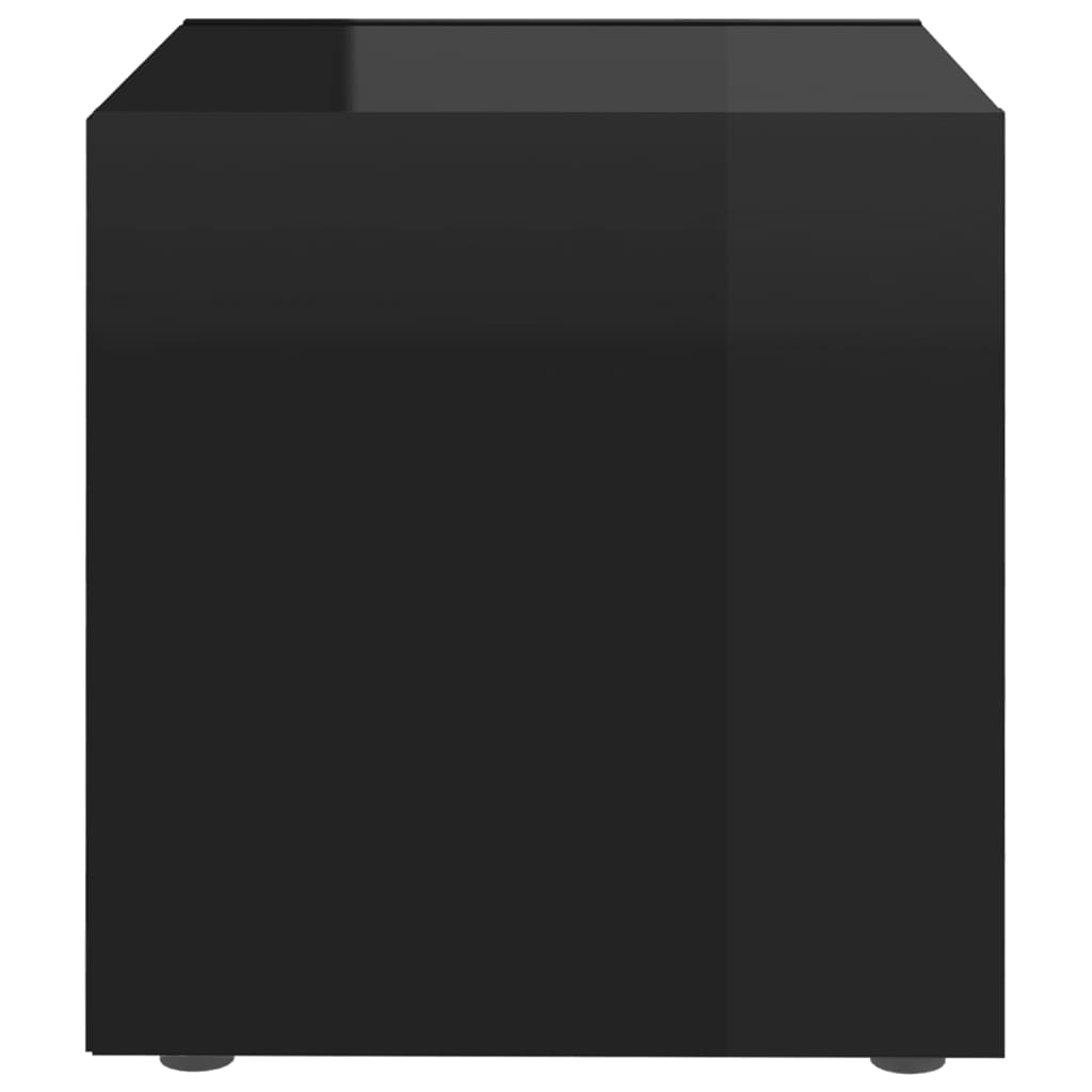 Meubles TV 4 pcs noir brillant 37x35x37 cm bois d’ingénierie - XIOS