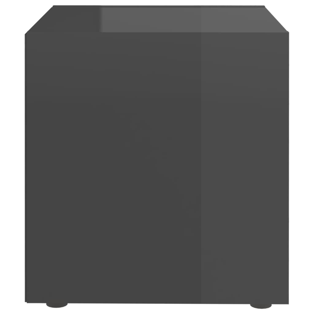 Meubles TV 4 pcs gris brillant 37x35x37 cm bois d’ingénierie - XIOS