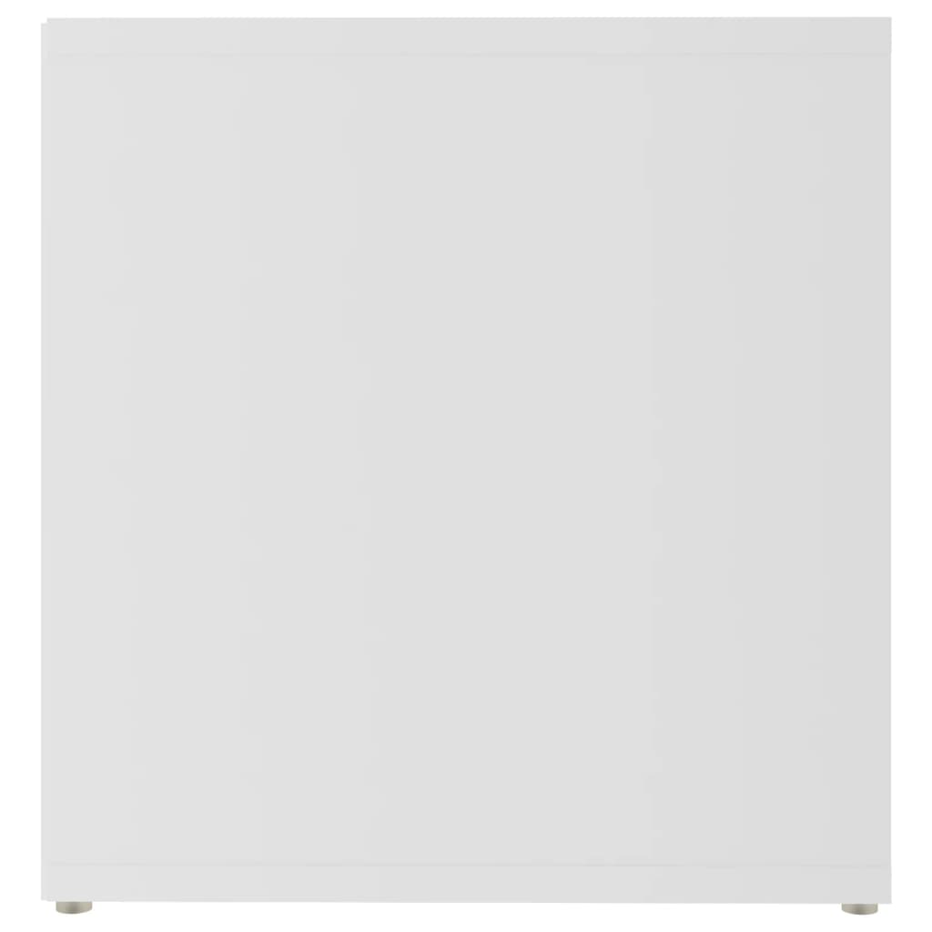 Meuble TV blanc 72x35x36,5 cm bois d’ingénierie - XIOS