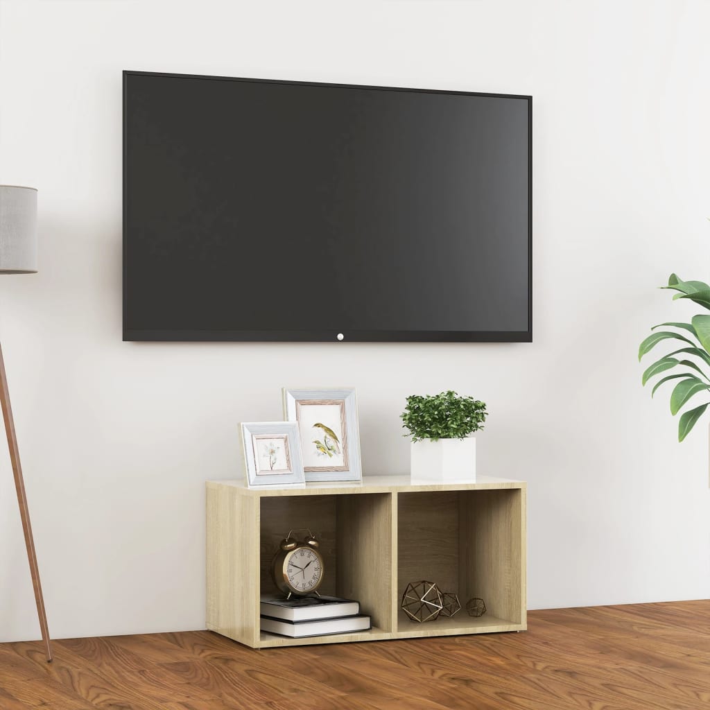 Meuble TV chêne sonoma 72x35x36,5 cm bois d’ingénierie - XIOS